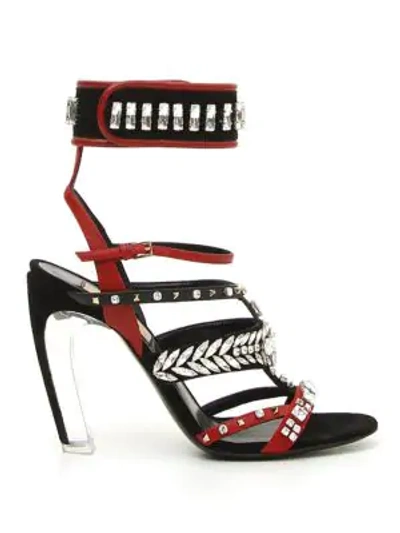 Shop Valentino Odissey High-heel Sandals In Multi