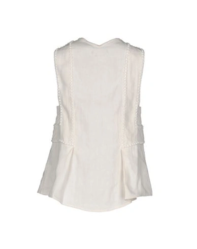 Shop Isabel Marant Evening Top In Ivory