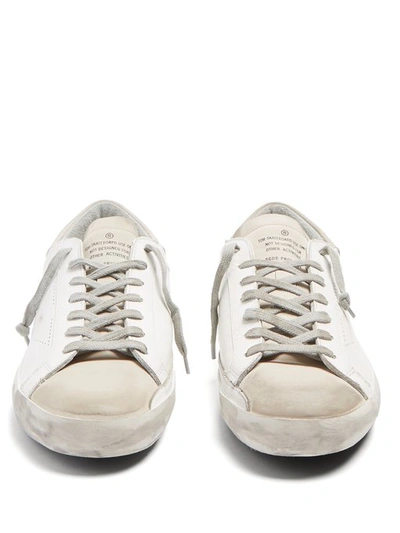 Golden Goose Super Star Low-top Leather Trainers In White | ModeSens
