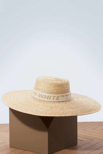 Shop Off-white Straw Hat