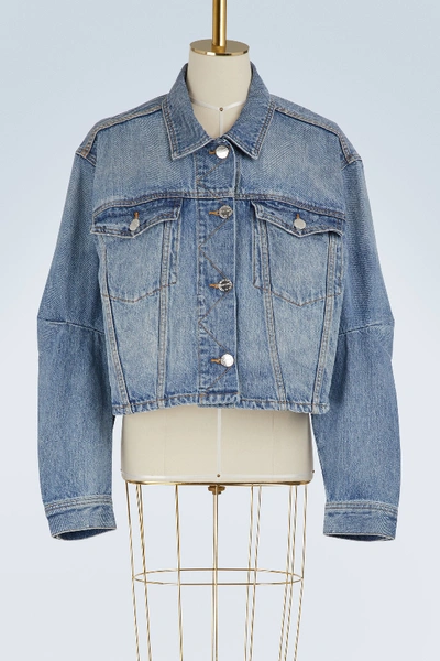 CURRENT ELLIOTT THE COLLIN CROPPED DENIM JACKET 17-5-001199-OW00742/BRANWEN