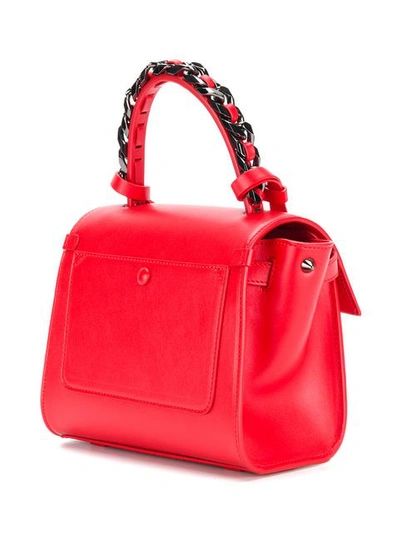 Shop Elena Ghisellini Angel Tote In Red