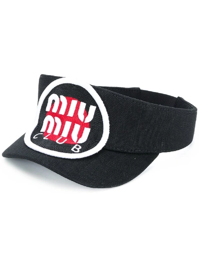Shop Miu Miu Cruise Logo Visor