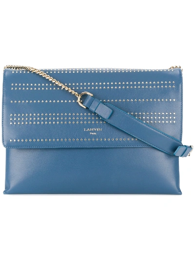 Shop Lanvin Sugar Shoulder Bag In Blue