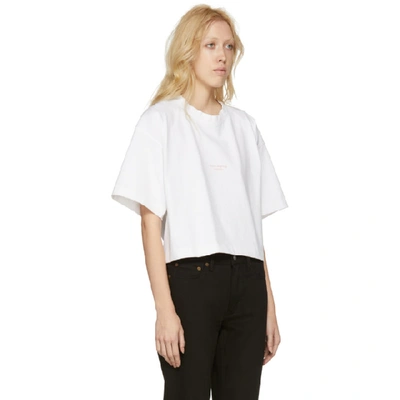 Shop Acne Studios White Cylea T-shirt In Optic White