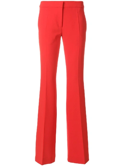 Shop Moschino Slim Flared Trousers