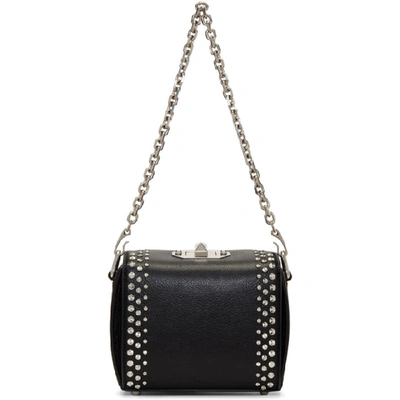 Shop Alexander Mcqueen Black Box 16 Bag In 1000 Black