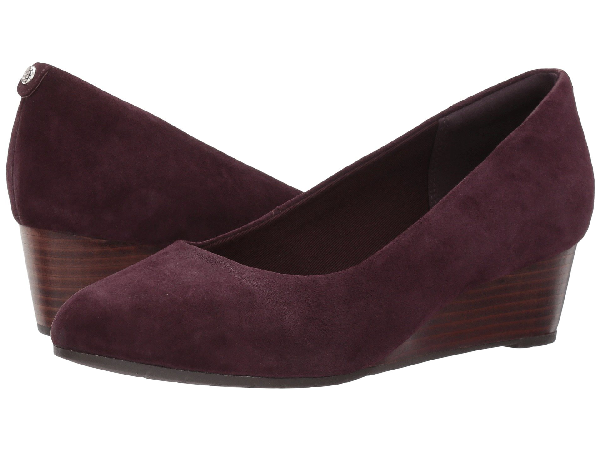 clarks aubergine