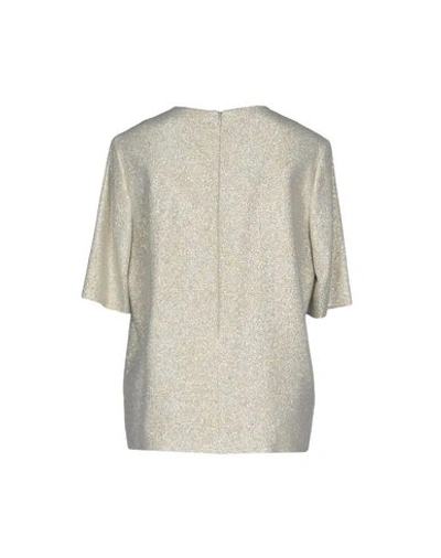 Shop Lanvin Blouse In Platinum