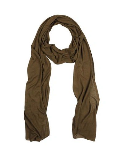 Shop Michael Kors Scarves In Military Green