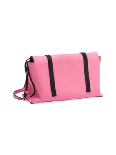 Shop Miu Miu Grace Luxe Leather Clutch In Pink