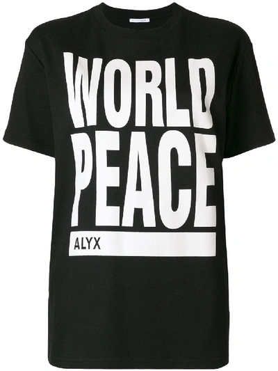 Shop Alyx World Peace T-shirt