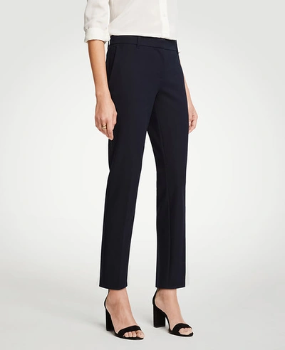 Shop Ann Taylor The Eva Ankle Pant In Atlantic Navy