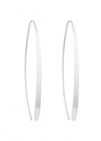 Shop Susan Caplan Contemporary Linea Simple Earrings In Sterling Silver