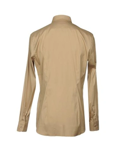 Shop Prada Solid Color Shirt In Sand