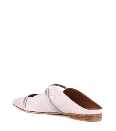 Shop Malone Souliers Maureen Moire Slippers