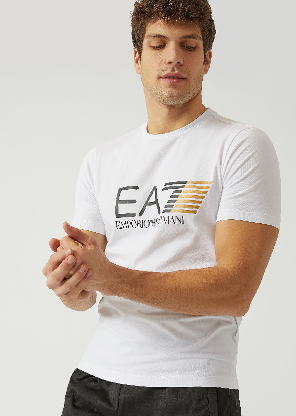 Emporio Armani T-shirts - Item 12131049 In White ; Anthracite ; Red ...