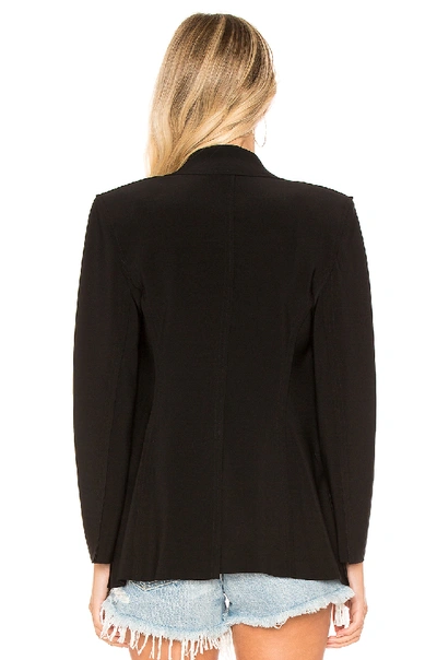 Shop Norma Kamali Single Breasted Jacket In Black