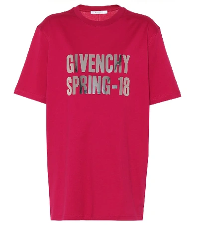 Shop Givenchy Appliquéd Cotton T-shirt