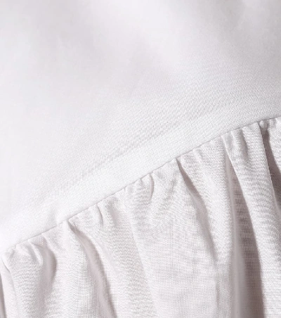 Shop Chloé Cotton Poplin Top In White