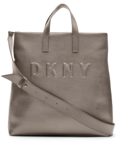 Shop Dkny Tilly Medium Tote, Created For Macy's In Stone
