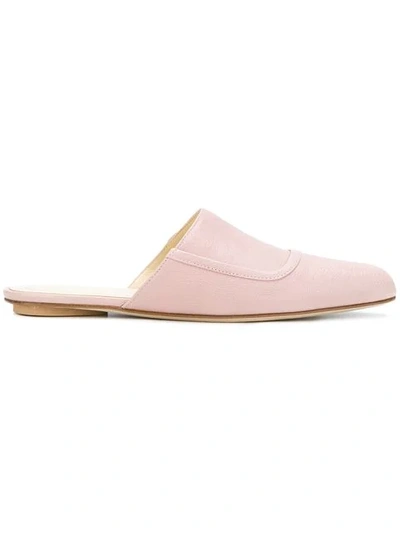 Shop Marni Sabot Slippers - Pink