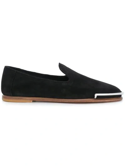 Shop Alexander Wang Kelsie Loafers In Black