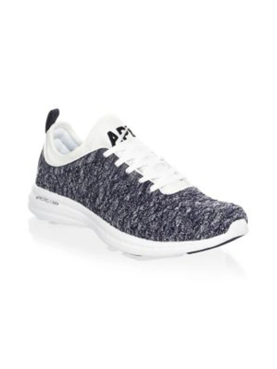 Shop Apl Athletic Propulsion Labs Techloom Phantom Sneakers In Navy White