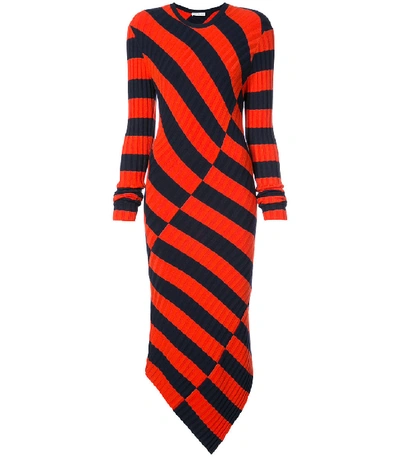 Shop Altuzarra Orange/black Whistler Dress