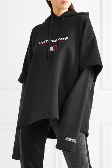 Vetements X Tommy Hilfiger Layered Embroidered Cotton Hoodie Deals, 60% OFF  | ilikepinga.com
