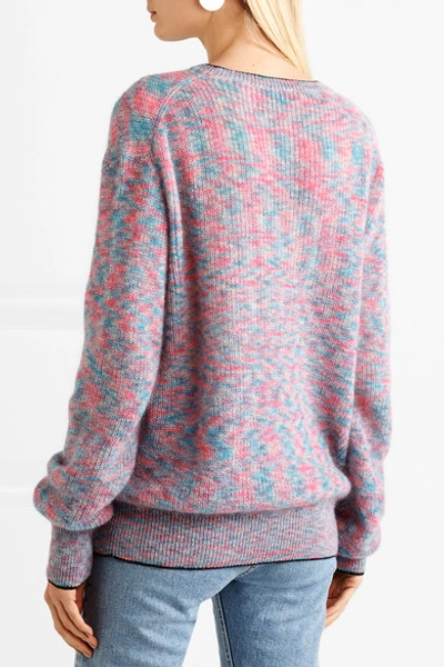 Shop Christopher Kane Mohair-blend Sweater