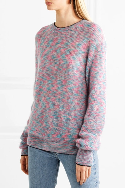 Shop Christopher Kane Mohair-blend Sweater
