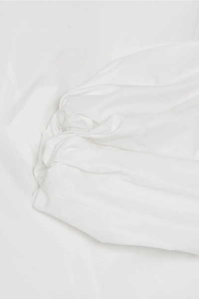 Shop Calvin Klein 205w39nyc Cotton-poplin Blouse In White