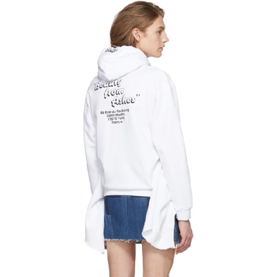 Shop Vetements White Hometown Hoodie