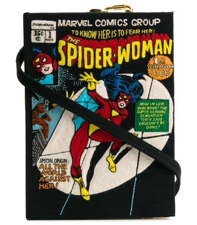 Shop Olympia Le-tan Multicolor Spider Woman Clutch Bag