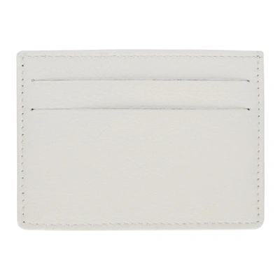 Shop Balenciaga White Everyday Single Card Holder In 9002 White