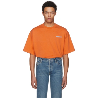 Vetements Orange 'fiber Optic' T-shirt | ModeSens