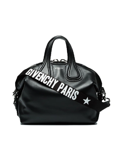 Shop Givenchy Small Nightingale Tote Bag In Black