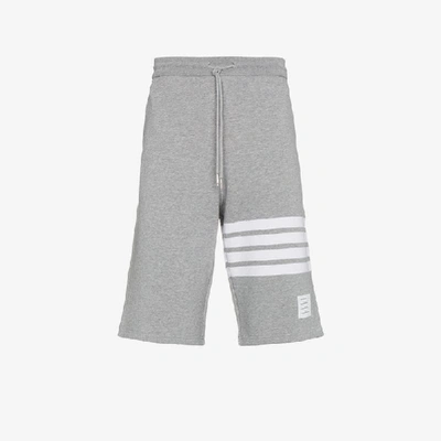 Shop Thom Browne 4-bar Stripe Track Pants - Men's - Cotton In Grey