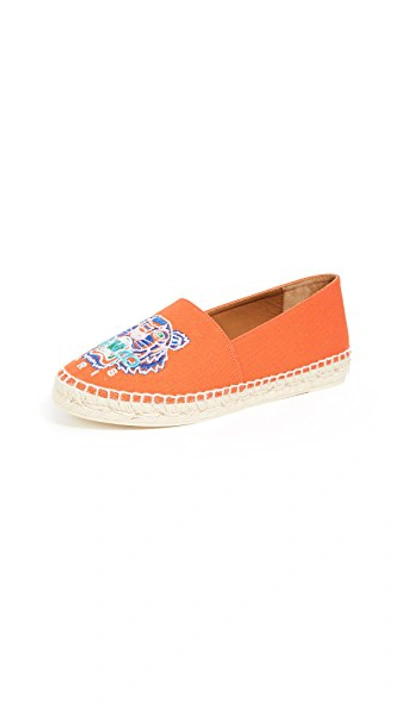 Shop Kenzo Classic Espadrilles In Medium Red