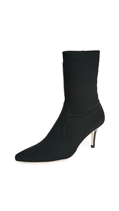 Shop Stuart Weitzman Axiom Booties In Black