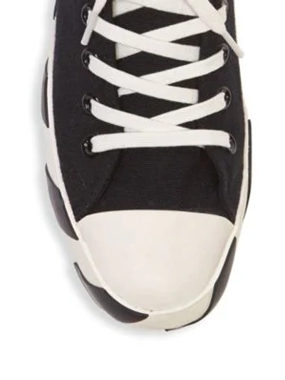 Shop Off-white Striped Sole Low-tops In Black