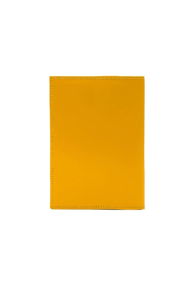 Shop Mark Cross Passport Cover In Yellow