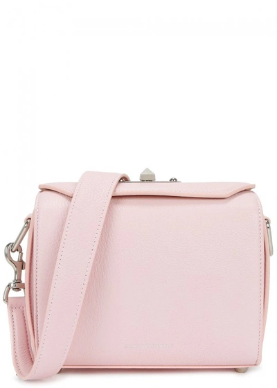 Shop Alexander Mcqueen Box Bag 19 Pink Leather Bag