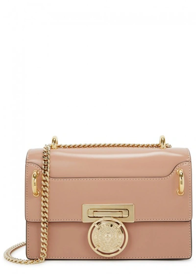 Shop Balmain Pink Leather Shoulder Bag