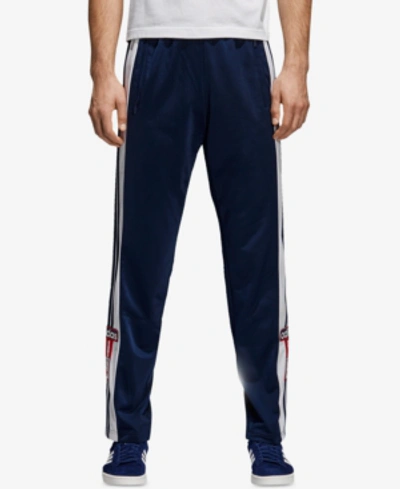 Shop Adidas Originals Men's Adibreak Snap Track Pants In Navy