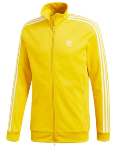 Adidas Originals Original Franz Beckenbauer Track Jacket In Yellow