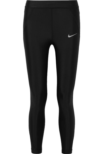 Nike Power Speed 7/8 Running Tights In Black | ModeSens