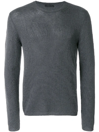 Shop Prada Cashmere Classic Crew Neck Sweater