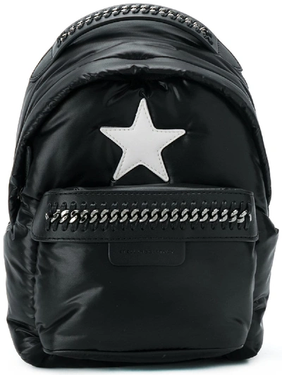 Shop Stella Mccartney Star Falabella Backpack - Black